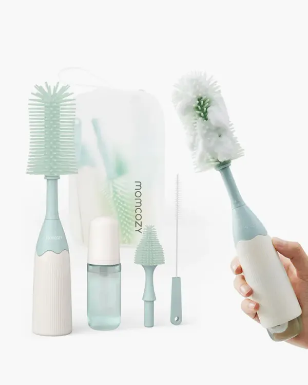 Momcozy Innovative Push Press Bottle Brush Kit