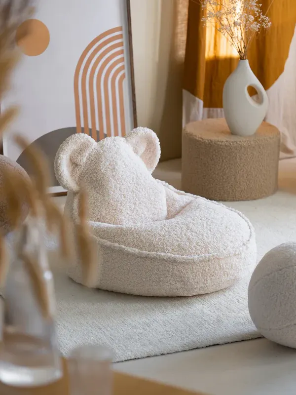 Wigiwama Bear Beanbag - Cream White 2
