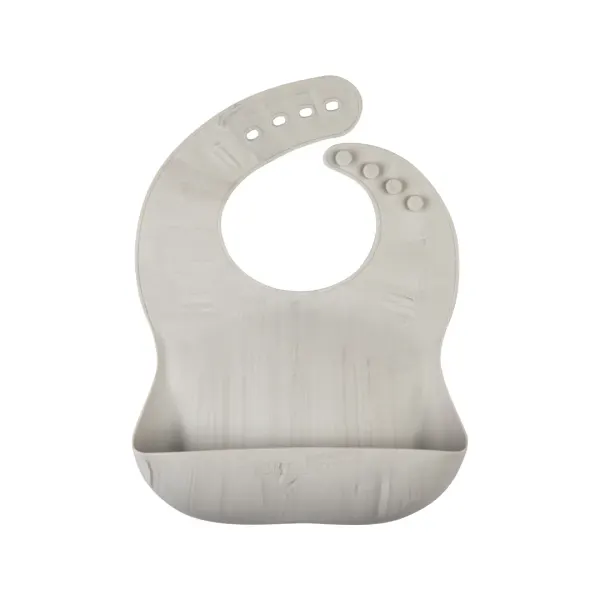 Eeveve Silicone Bib Marble Cloudy Grey