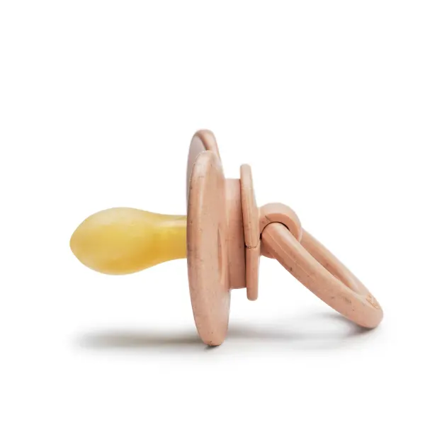 ELODIE - Bamboo Pacifier Natural Rubber 3+ months - Blushing Pink 2