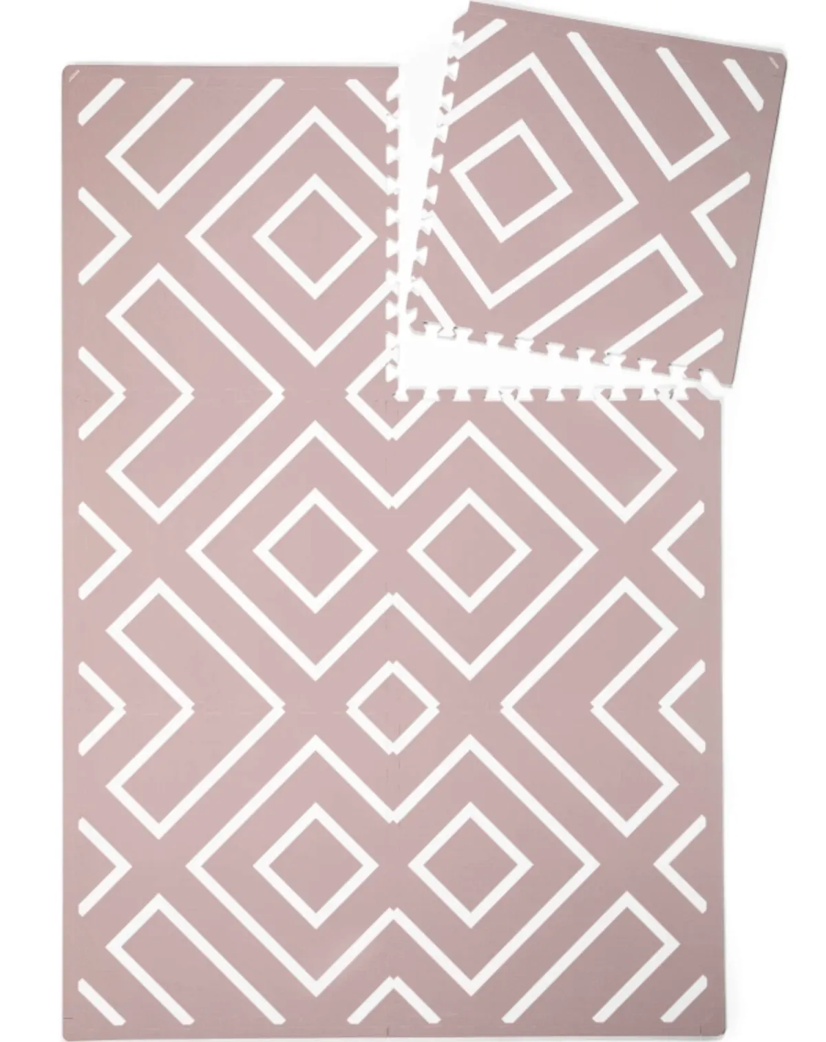 Eeveve Playmat Modern Blocks Old Pink Foam Eeveve Playmat Modern Blocks Old Pink Foam