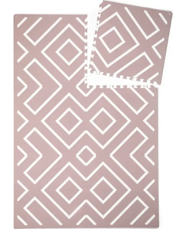 Eeveve Playmat Modern Blocks Old Pink Foam