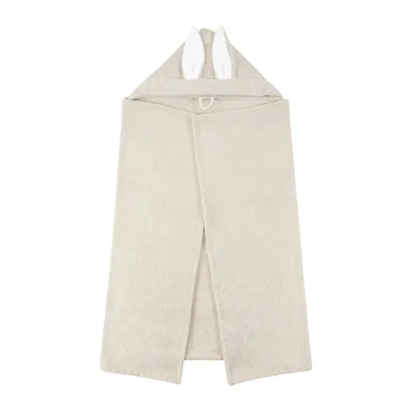 MAYLILY Bamboo Hooded Towel Beige