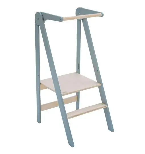 Leg & Go Foldable Helper Learning Tower - Grey
