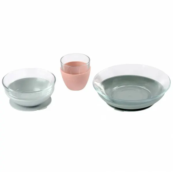 BEABA Glass Meal Set - Eucalyptus