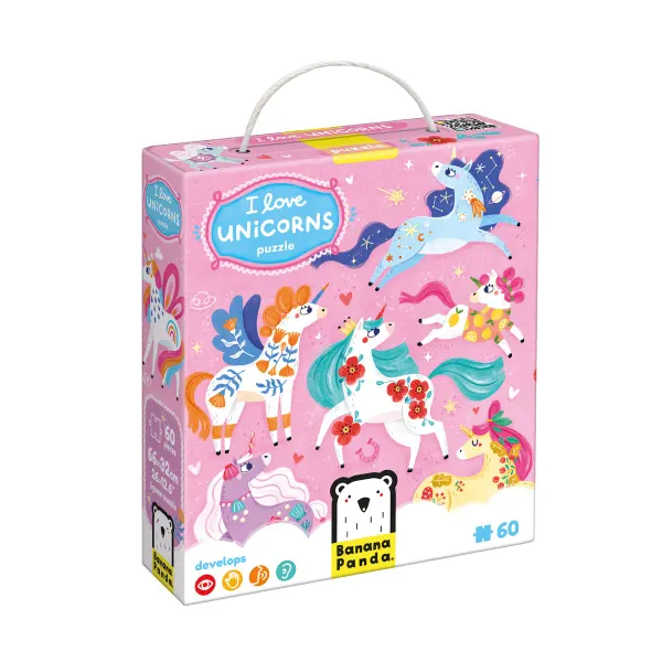 Banana Panda - I love Unicorns Puzzle
