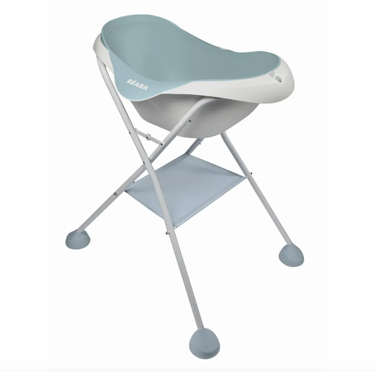 Beaba Camele' O Bath with Bath Stand - Light Turquoise Beaba Camele' O Bath with Bath Stand - Light Turquoise