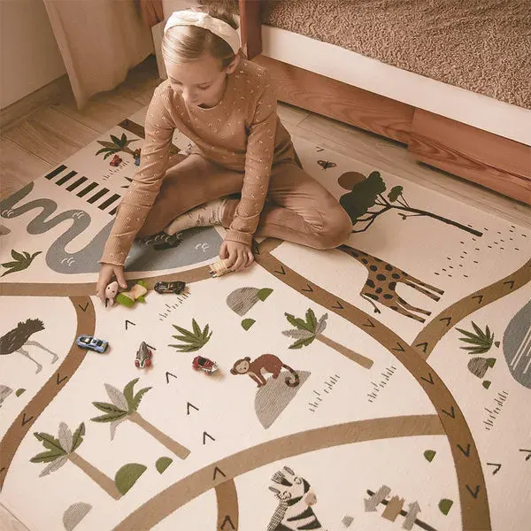 Nattiot LITTLE SAVANNAH indoor & outdoor children's play mat/rug 2