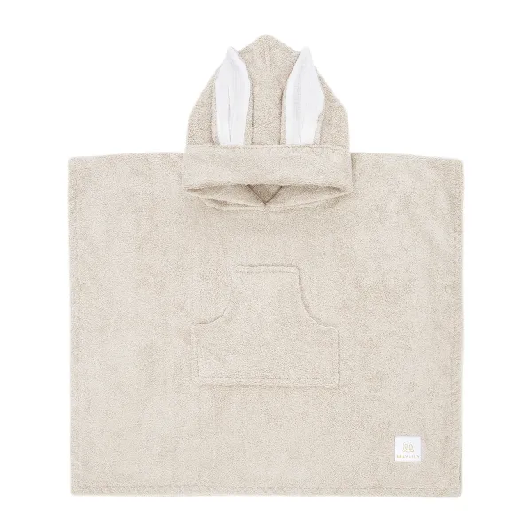 MAYLILY Bamboo Poncho Bunny Towel Beige MAYLILY Bamboo Poncho Bunny Towel Beige