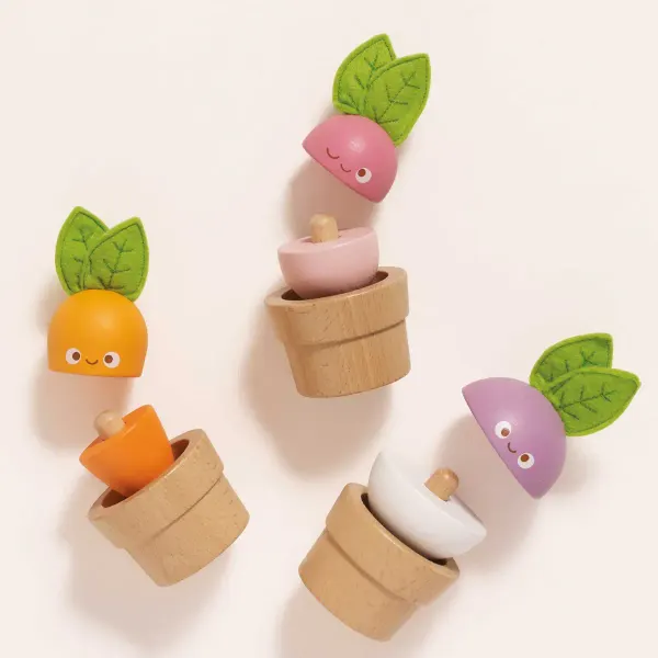 Stacking Wooden Veggies: Stack, Cut, Plant 2