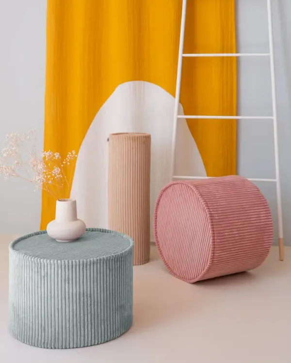 Wigiwama - Round Pouffe - Peppermint 2