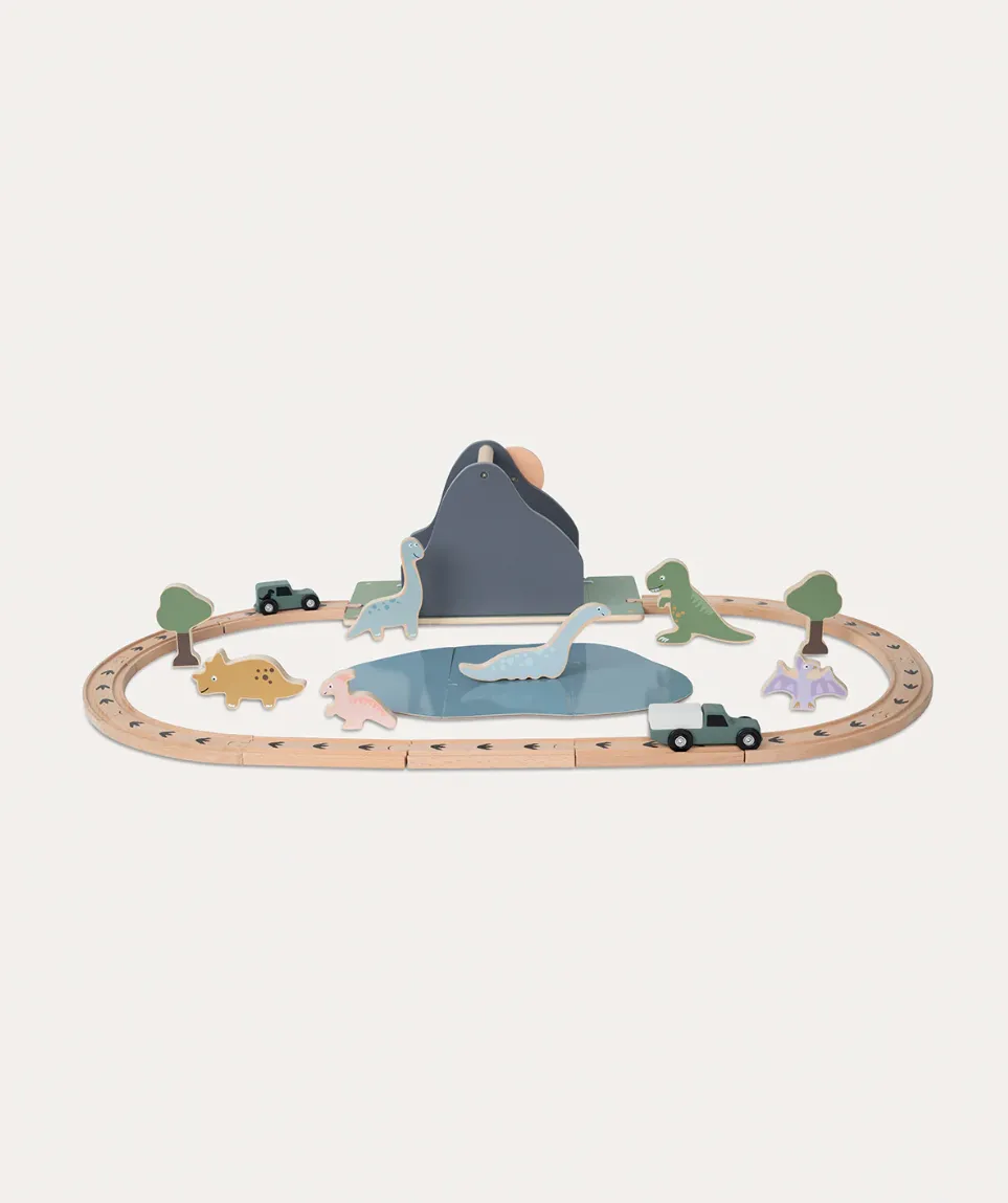 Jabadabado Dino World Train & Car Set Jabadabado Dino World Train & Car Set
