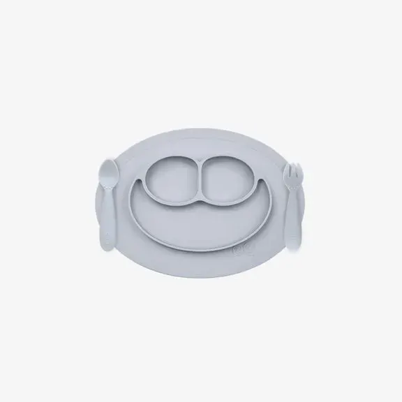 ezpz Mini Feeding set in Pewter