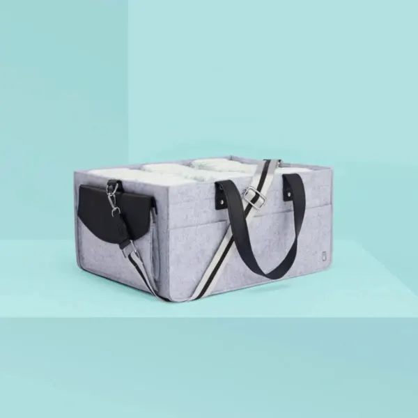 Bunnie Caddie: Grey | the Luxurious Nappy Caddie