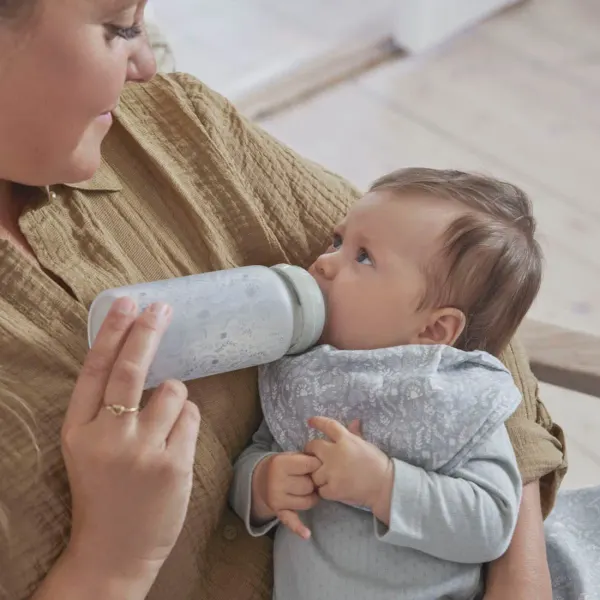 ELODIE Glass Feeding Bottle - Monkey Sunrise 2