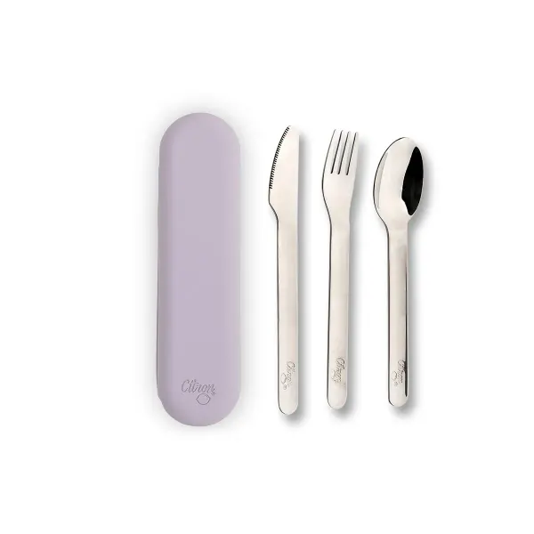 CITRON Stainless Steel Cutlery Set - Lilac 2