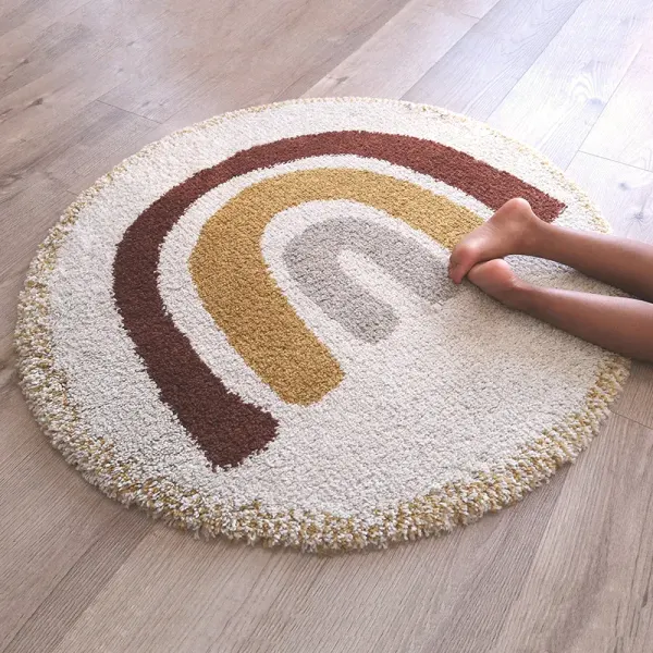 Nattiot Bohemian Rainbow Neutral children's rug 2