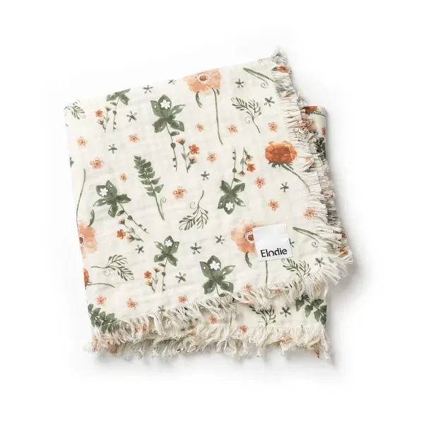 ELODIE - Soft Cotton Blanket - Meadow Blossom ELODIE - Soft Cotton Blanket - Meadow Blossom