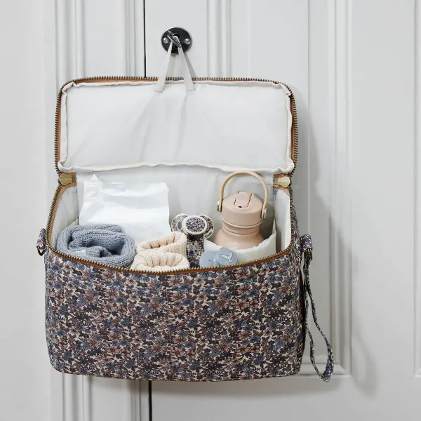 ELODIE - Stroller Organizer - Blue Garden 2