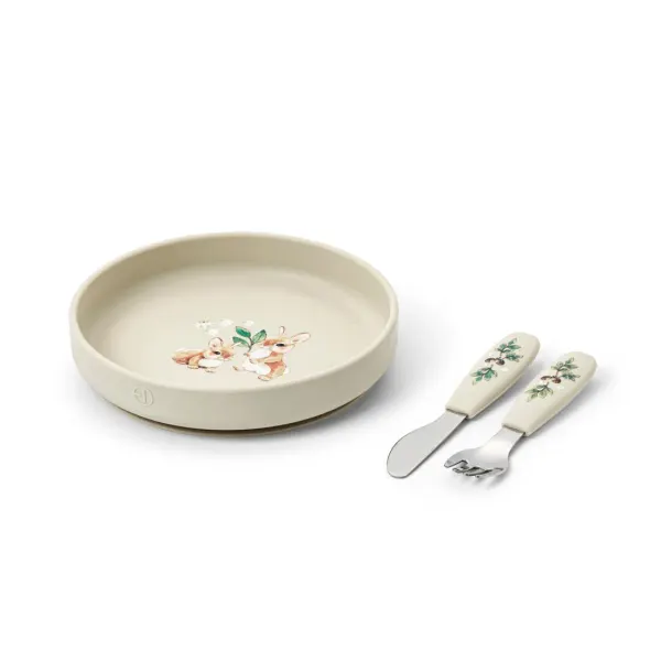 ELODIE - Silicone Plate Set - Bunny Darling