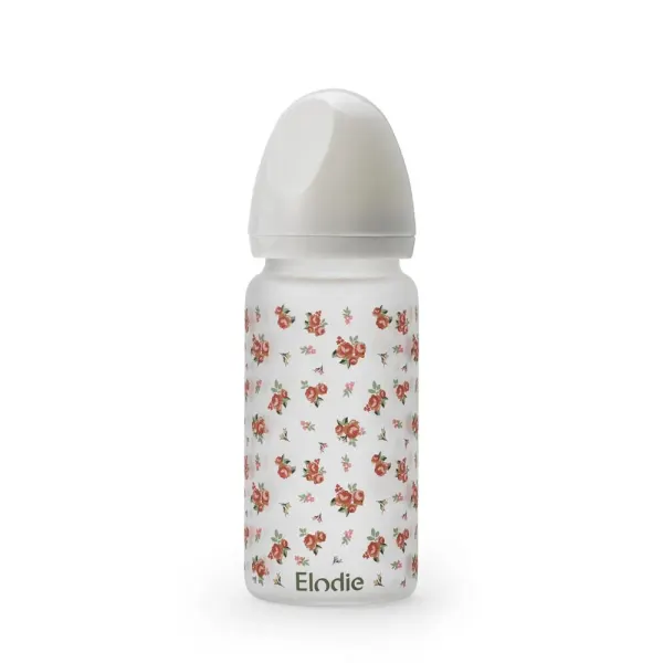 ELODIE Glass Feeding Bottle - Autumn Rose