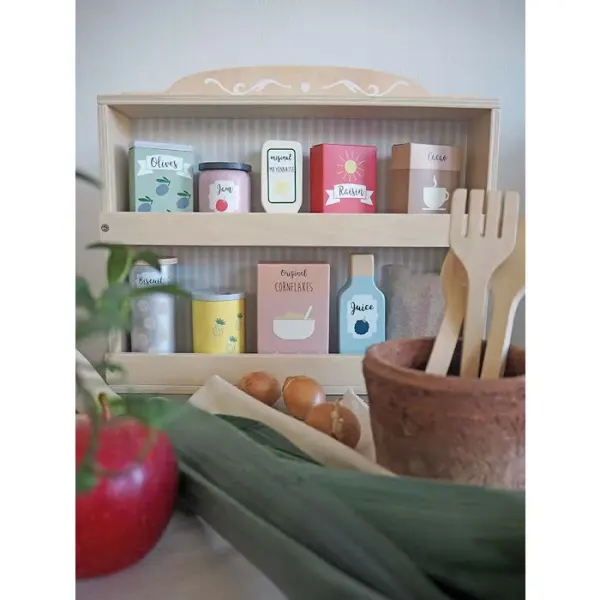 Jabadabado Pantry Shelf with Groceries 2