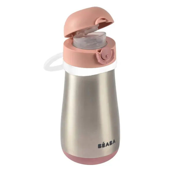 BEABA Stainless Steel Bottle Spout 350ml - Old Pink