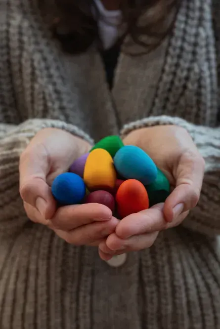 Grapat 36 Piece Mandala Rainbow Happy Eggs 2