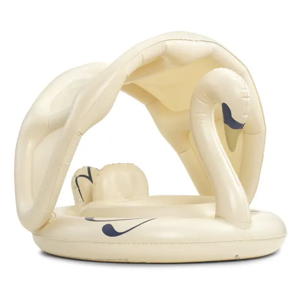 Vanilla Copenhagen Baby Swim Ring with Canopy & Backrest - Swan