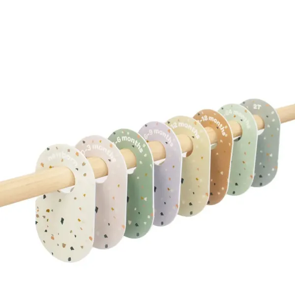 3 Sprouts closet dividers (newborn to 24 months) - terrazzo