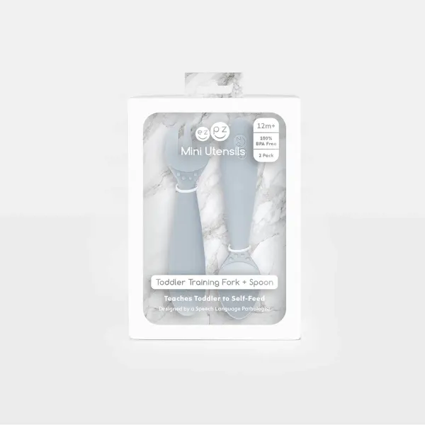 ezpz Mini Utensils Sage 2
