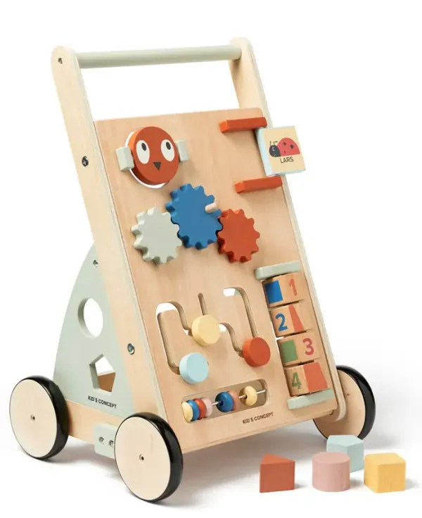 Kids Concept Wooden Educational Activity Walker