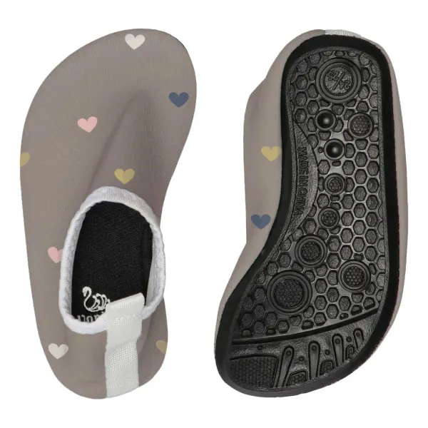 Vanilla Copenhagen Anti-Slip Swim Shoes - Wood Hearts