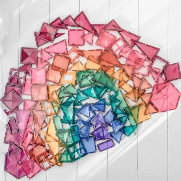Connetix Magnetic Tiles - 202 Piece MEGA pack - Earthy Pastels 2 Connetix Magnetic Tiles - 202 Piece MEGA pack - Earthy Pastels 2