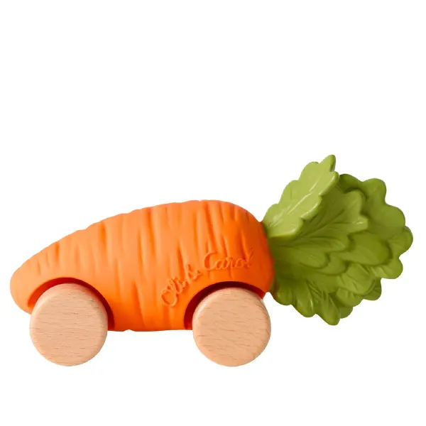 Oli & Carol Cathy the Carrot Baby Car Toy for 0+ babies