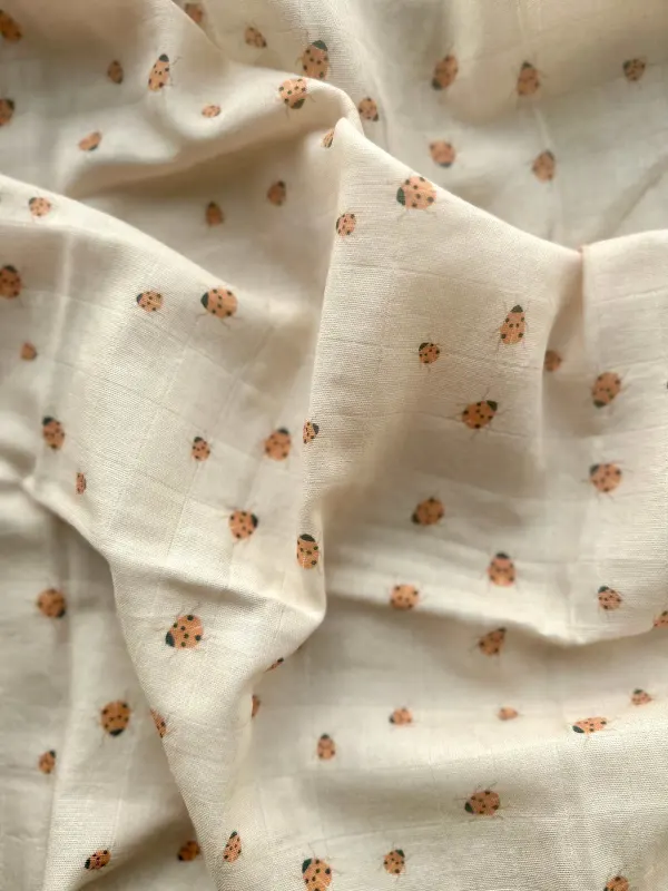 Vanilla Copenhagen 6 pack Muslins - Ladybug 2