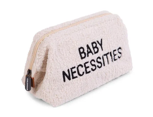 Childhome - Baby Necessities Toiletry Bag - Teddy Off White