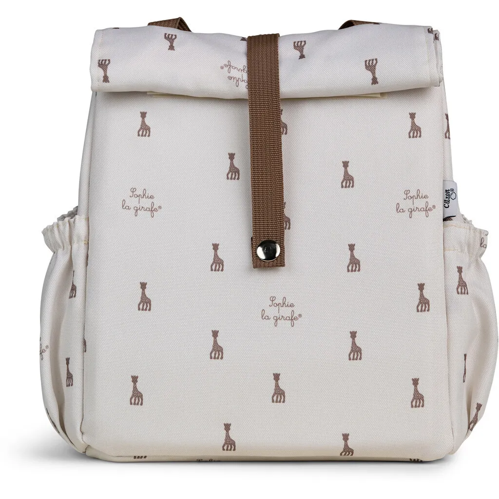 CITRON - Sophie La Giraffe Roll Up Insulated Lunch/School Bag CITRON - Sophie La Giraffe Roll Up Insulated Lunch/School Bag