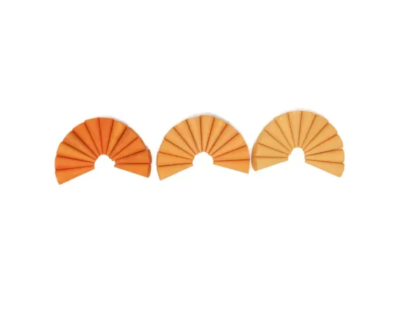 Grapat 36 Piece Mandala Orange Cones 2