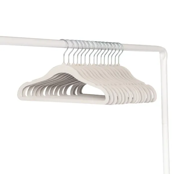 3 Sprouts grey velvet non slip hangers (15 per set) 2