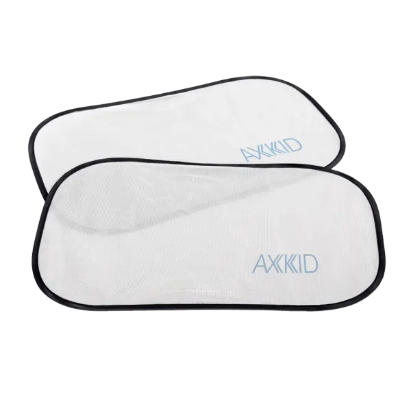 AXKID Car window Sun Shades - White (2 Pack)