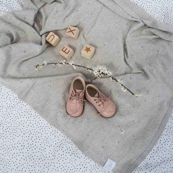 Maylily Merino Wool "Merinolove" blanket - Beige 2