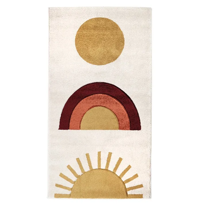 Nattiot Childrens Rug - Nice Day - Rainbow - 150 x 80 cm Nattiot Childrens Rug - Nice Day - Rainbow - 150 x 80 cm