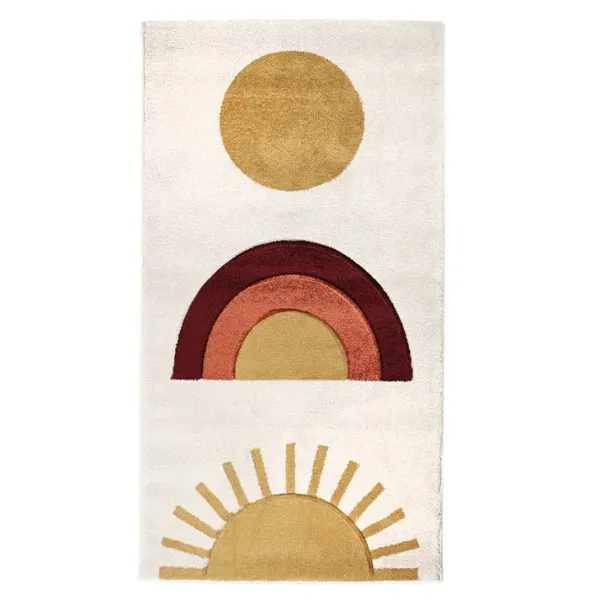 Nattiot Childrens Rug - Nice Day - Rainbow - 150 x 80 cm