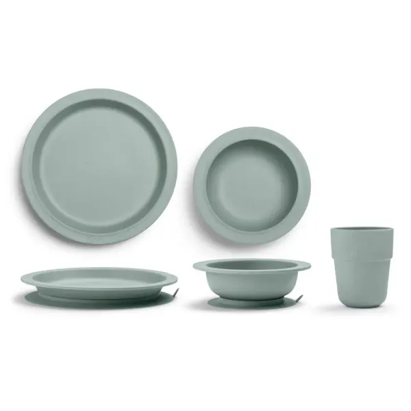 ELODIE - 3-piece Dinner Set - Pebble Green