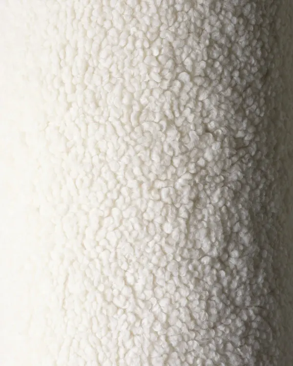 Wigiwama Ottoman - Teddy Boucle Cream White 2