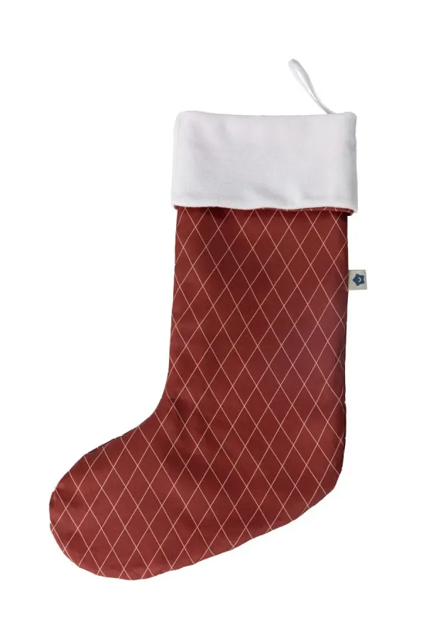 Wigiwama Red Diamond Christmas Stocking