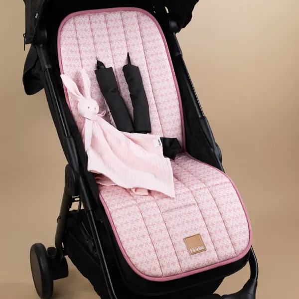 ELODIE - Stroller Seat Liner CosyCushion™ - Embroidery Anglaise Pink 2