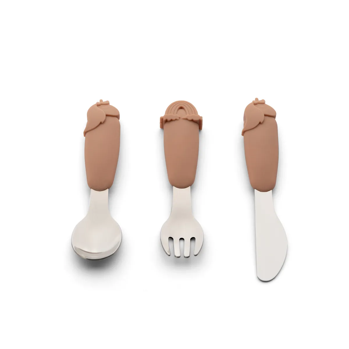 CITRON -Cutlery Set (stainless steel) - 3 piece - Blush Unicorn Rainbow CITRON -Cutlery Set (stainless steel) - 3 piece - Blush Unicorn Rainbow