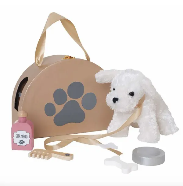 Jabadabado Dog In Bag with Grooming Accesories